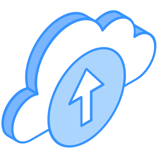 carga en la nube icono gratis