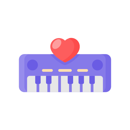 piano icono gratis