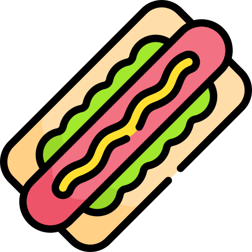 hot dog icono gratis