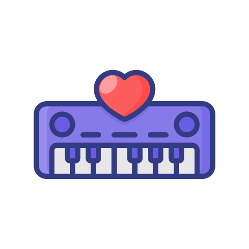 piano icono gratis