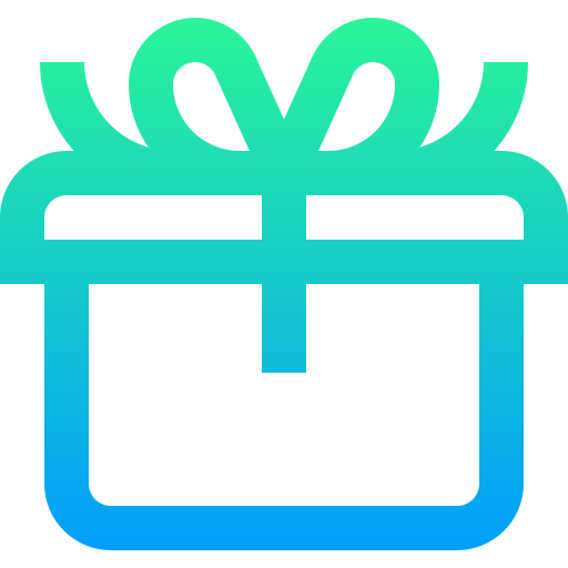 Gift box Super Basic Straight Gradient icon