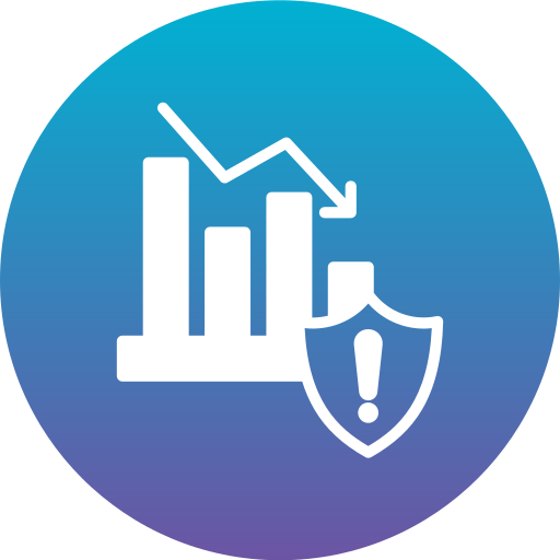 récession Icône gratuit