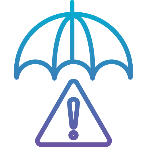 gestión de riesgos icono gratis