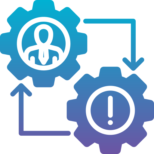 Operational Risk Generic Flat Gradient Icon