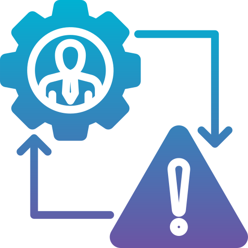 Operational risk Generic Flat Gradient icon