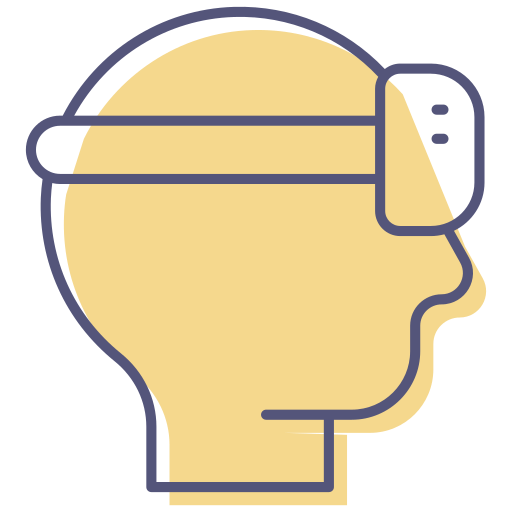 juegos de realidad virtual icono gratis