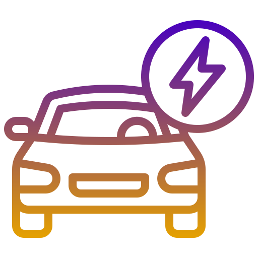 coche eléctrico icono gratis