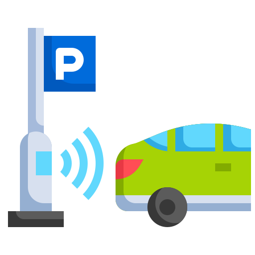 sensor de estacionamiento icono gratis