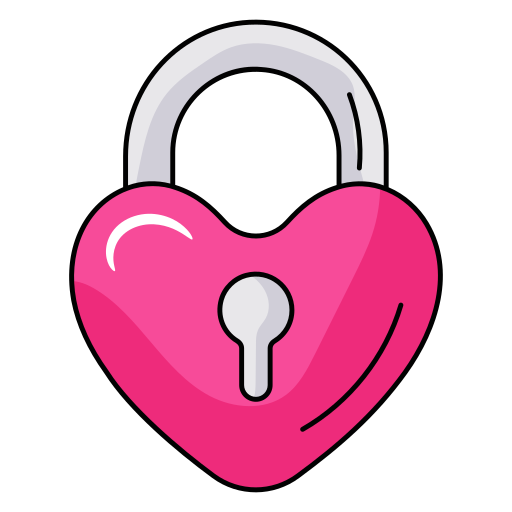 serrure de coeur Icône gratuit serrure de coeur Icône gratuit