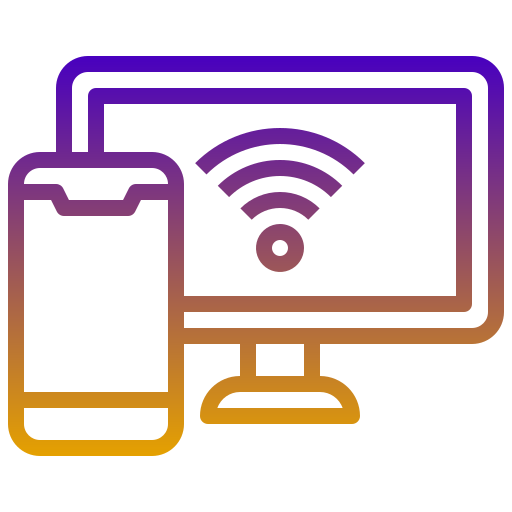 televisión inteligente icono gratis