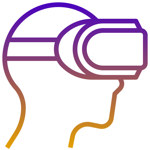 gafas de realidad virtual icono gratis