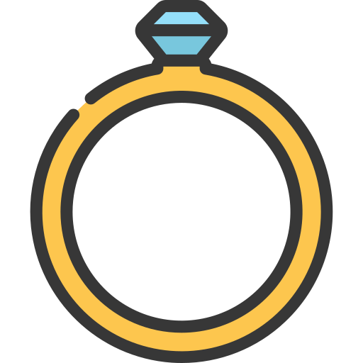 Diamond ring Juicy Fish Soft-fill icon