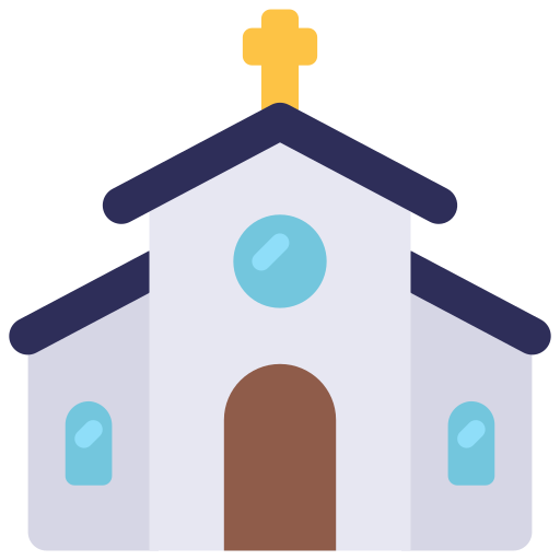 Church Juicy Fish Flat icon