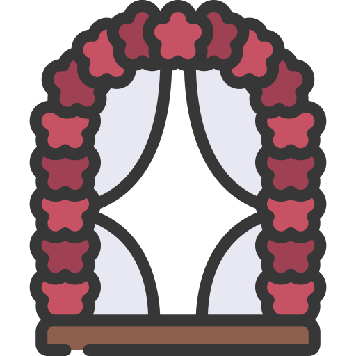 arco de boda icono gratis