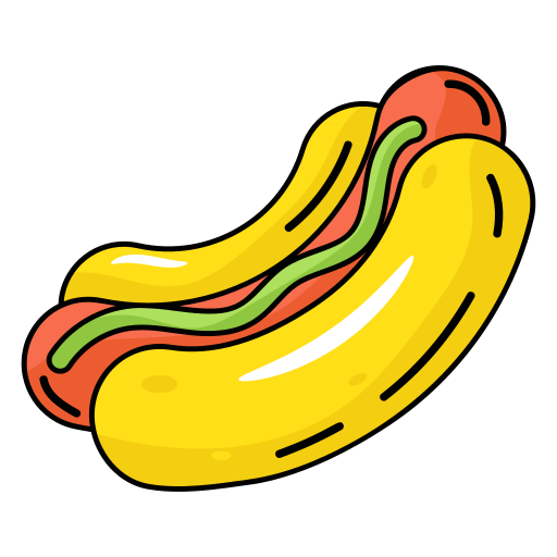 hot dog icono gratis