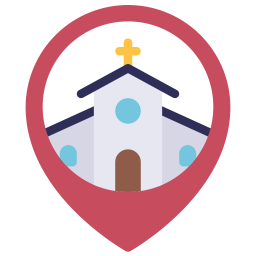 Church Juicy Fish Flat Icon