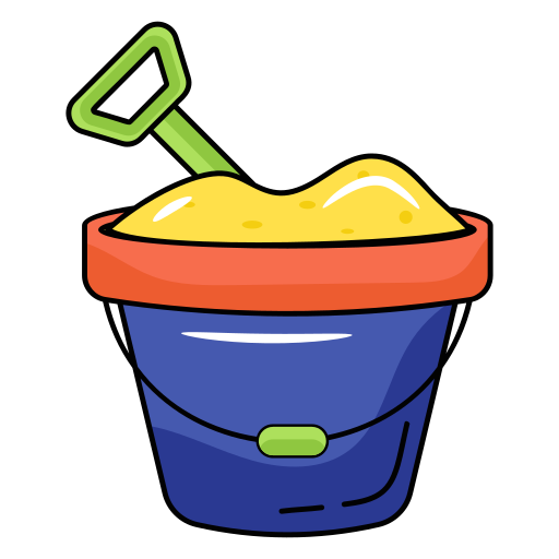 Sand bucket - Free miscellaneous icons