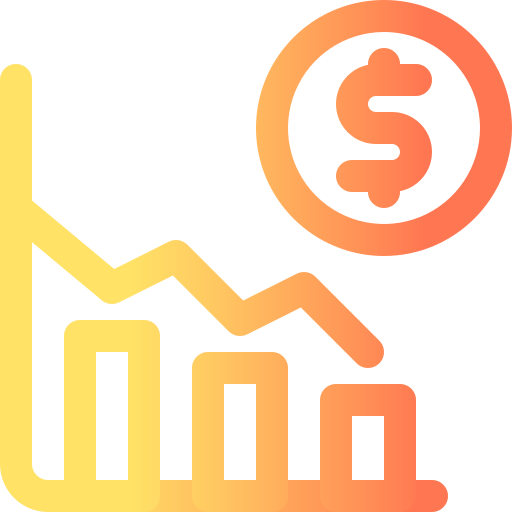 pérdida icono gratis