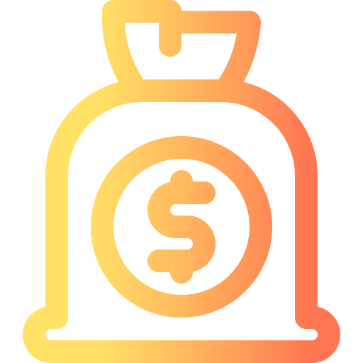 bolsa de dinero icono gratis