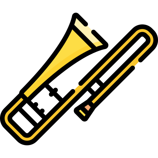 trombón icono gratis