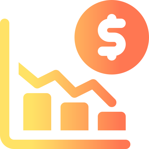 pérdida icono gratis