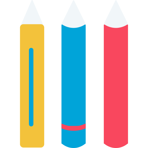 Color pencils Generic Flat icon