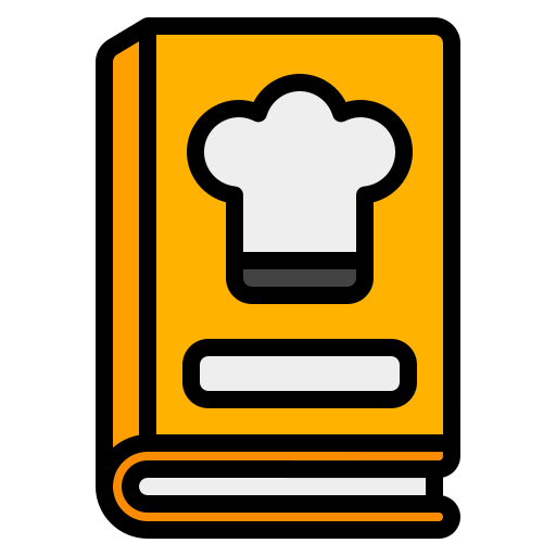 Recipe book Generic Outline Color icon