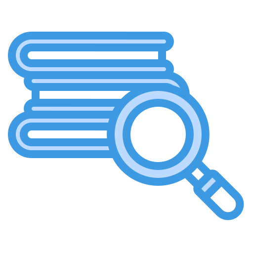 revisión de literatura icono gratis