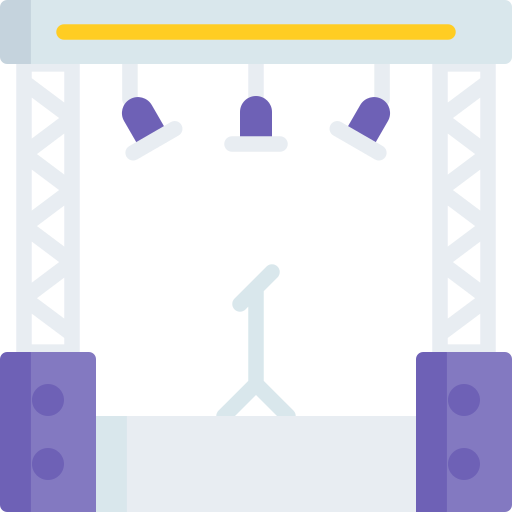 Stage free icon Stage free icon