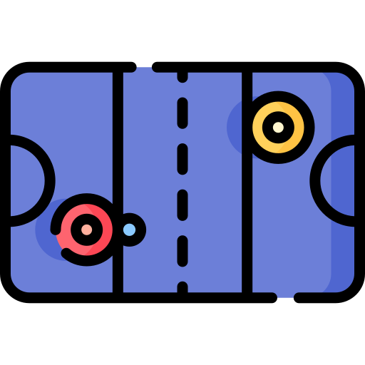 hockey de aire icono gratis