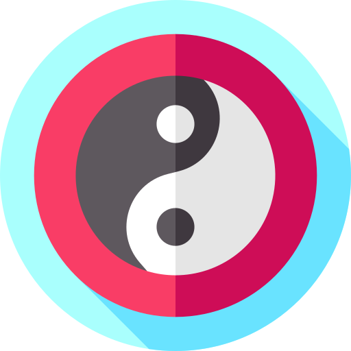 yin yang icono gratis