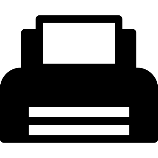 impresora de escritorio icono gratis