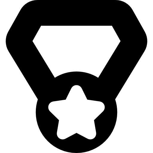 medalla de ganador icono gratis