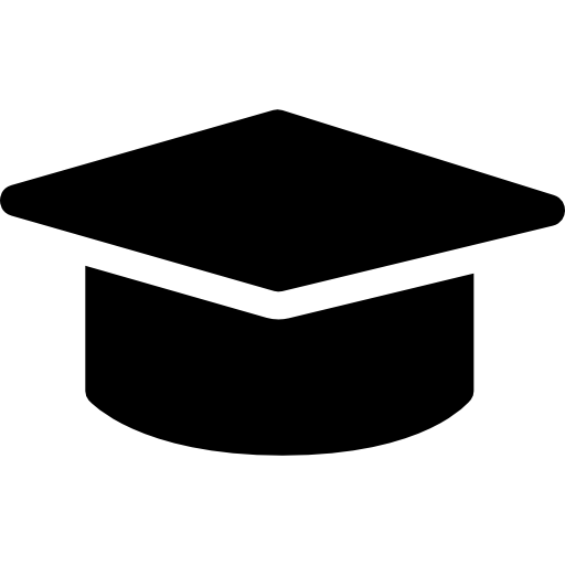 gorro de graduación icono gratis