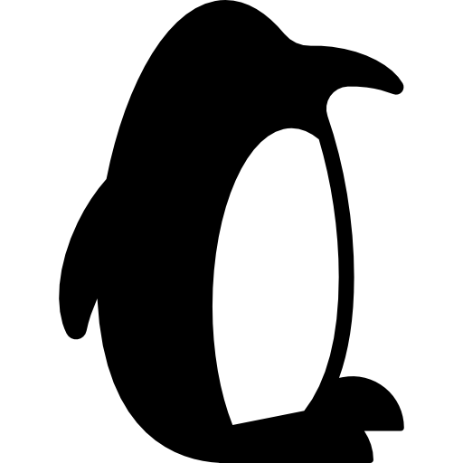 pingüino sentado icono gratis