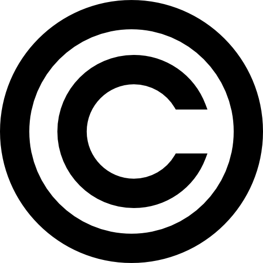 Símbolo de copyright - Iconos gratis de formas