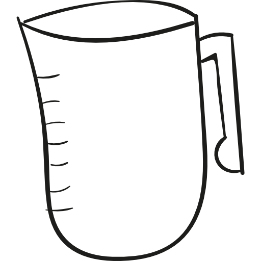 Measurement jar doodle free icon