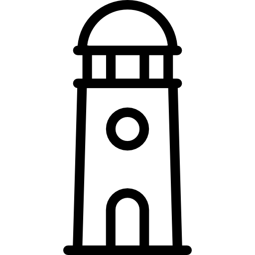 construcción de faro icono gratis