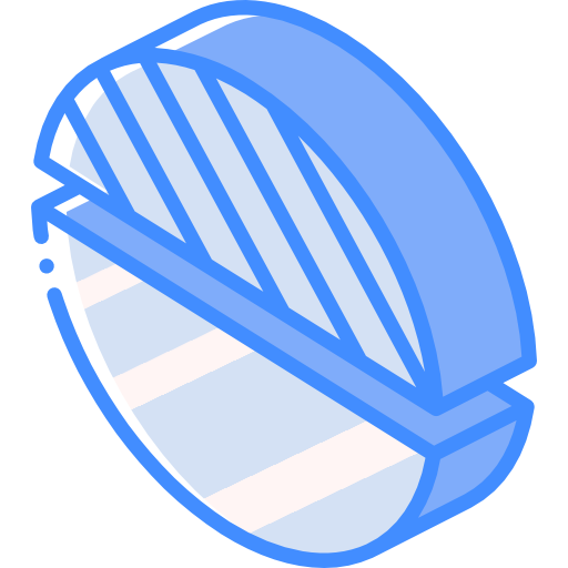 Analytics Basic Miscellany Blue icon