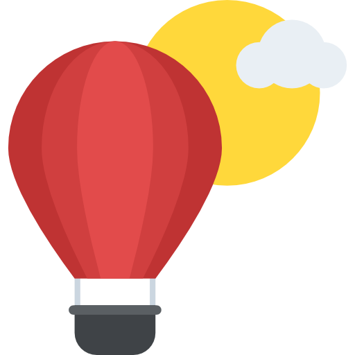 montgolfière Icône gratuit montgolfière Icône gratuit