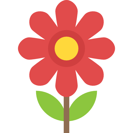 Flower Flat Color Flat icon