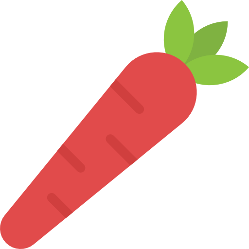 Carrot Flat Color Flat icon