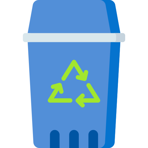 tacho de reciclaje icono gratis