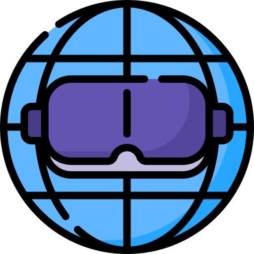 monde virtuel Icône gratuit monde virtuel Icône gratuit