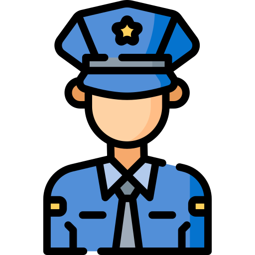 policía icono gratis