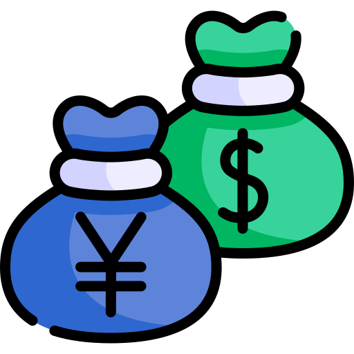 bolsa de dinero icono gratis