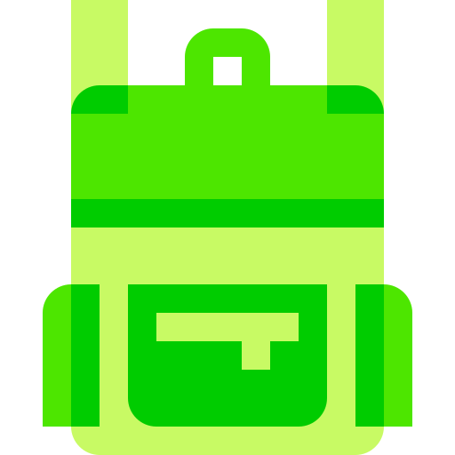 sac d'école Icône gratuit