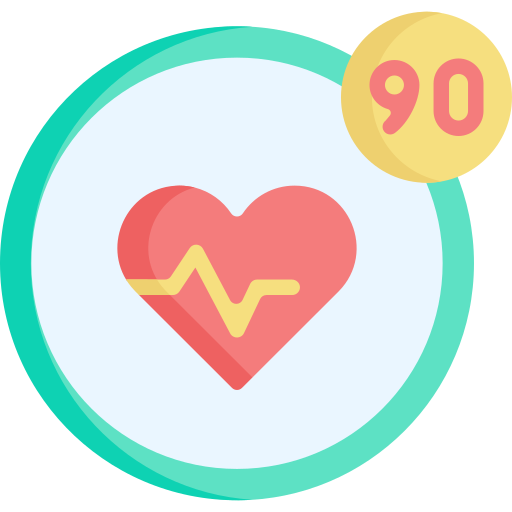 Heart rate Special Flat icon