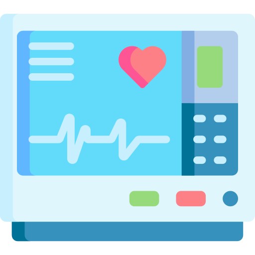 Electrocardiogram free icon