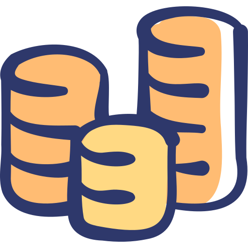 pièces de monnaie Icône gratuit